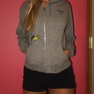 rainforest cafe zip up hoodie